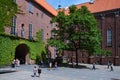 Courtyard in Stockholm City Hall, SwedenÃ¢â¬â¢s famous building, the venue of the Nobel Prize banquet